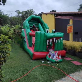 Aluguel de Tobogã Jacaré Inflável 